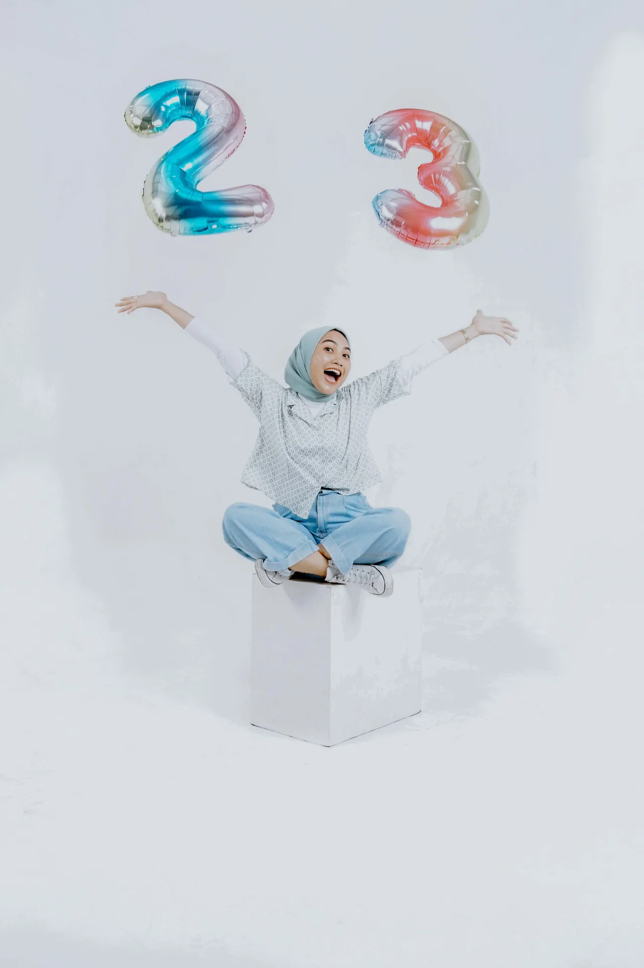 Contoh hasil foto self photo di Vibesroom Studio